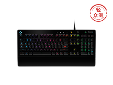【轻众测】Logitech/罗技 G213 Prodigy RGB 游戏键盘 