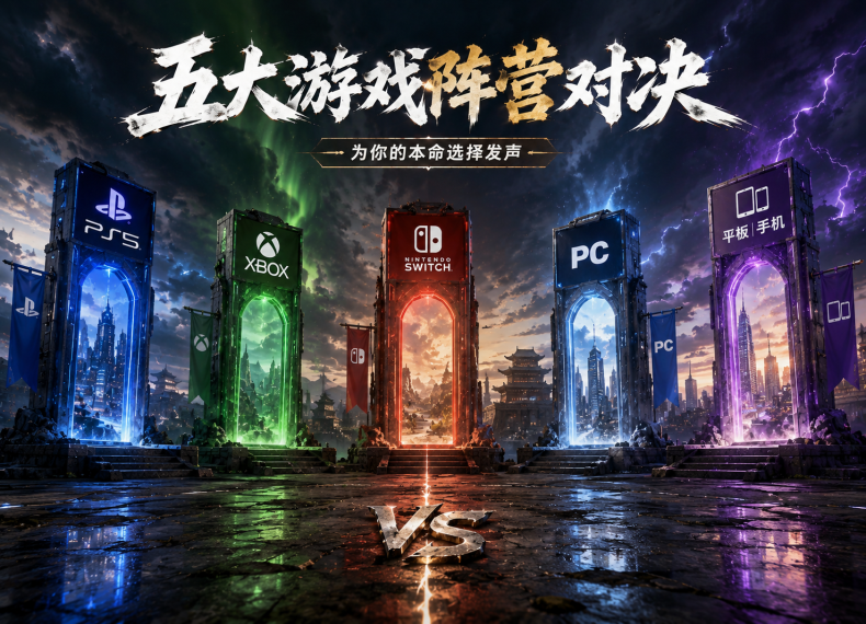 【排名已公示-丰厚赏金】五大游戏阵营对决：为你的本命选择发声